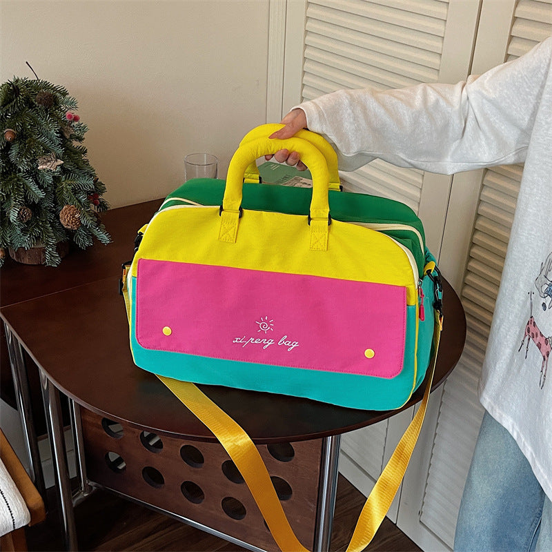 Sporty Multifunctional Duffel Bag with Multiple Compartments Stornfield