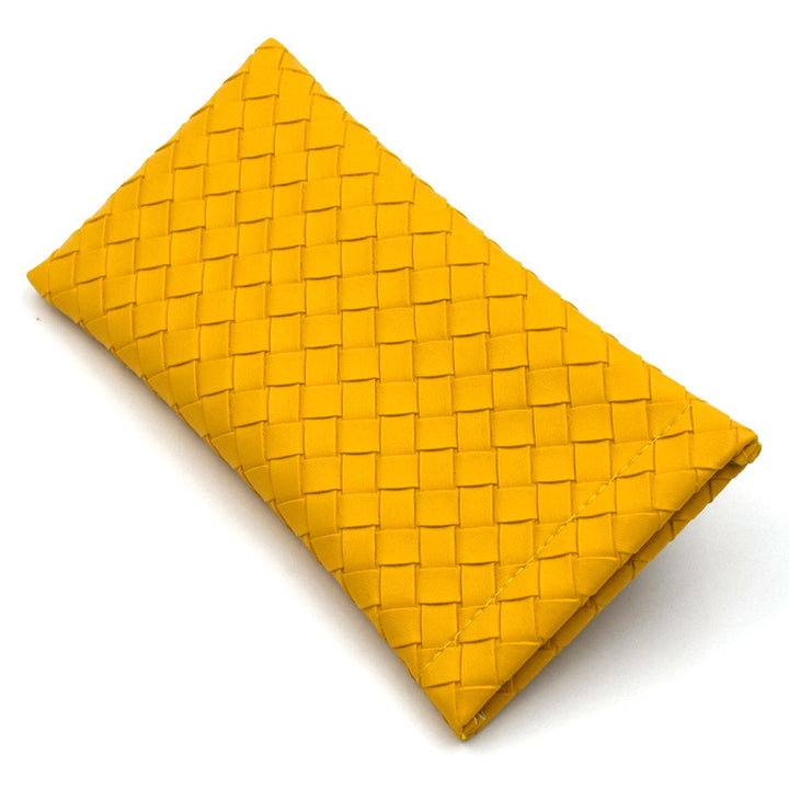 Woven Leather Clutch Wallet Stornfield