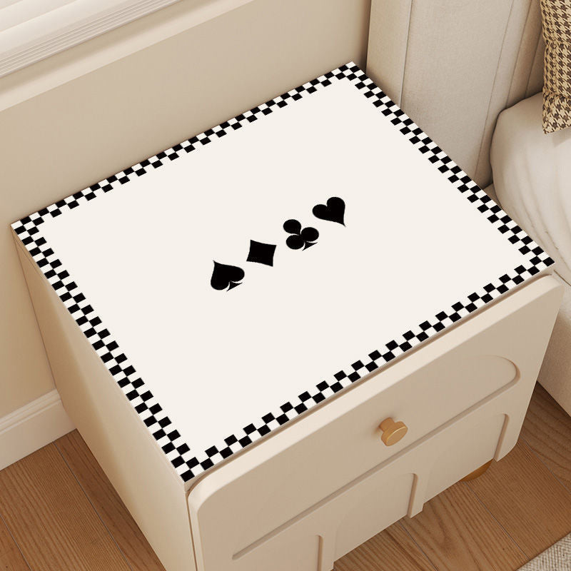 Cosmic-Themed Decorative Nightstand Mat