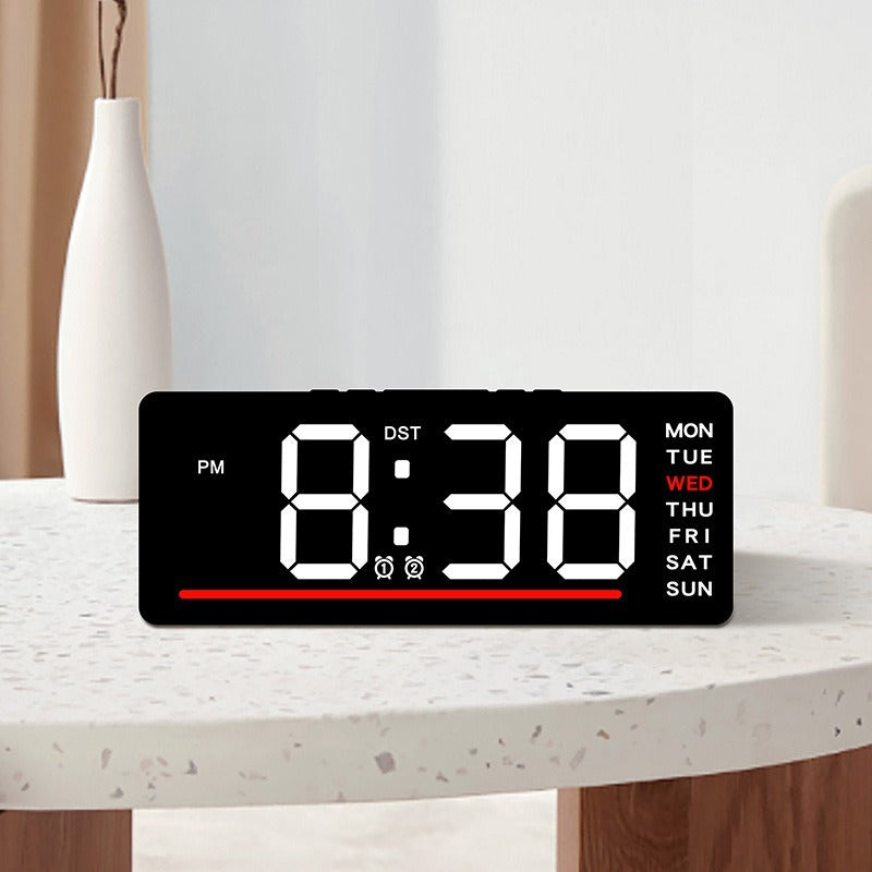 Digital wall clock with LED display Stornfield