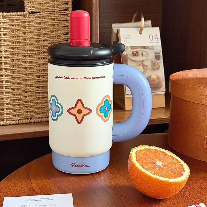 Women's drinking container with cheerful cat design Stornfield
