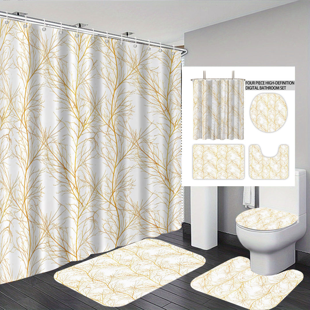 Digital Botanical Bathroom Décor Set Stornfield
