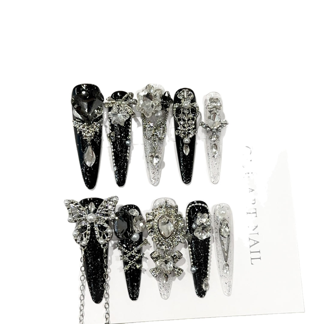Decorative Rhinestone Hair Clip Set