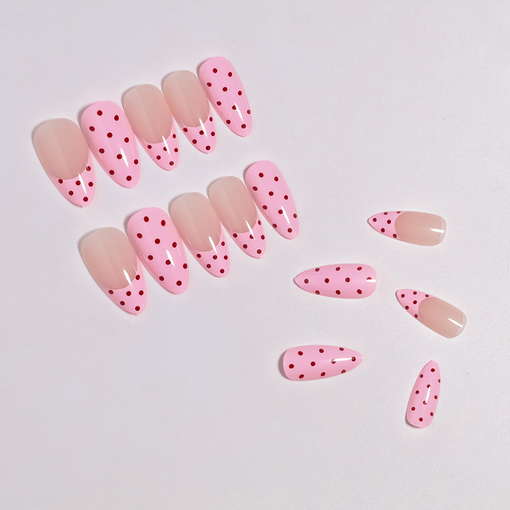 Artistic Polka Dot Press-On Nail Design Stornfield
