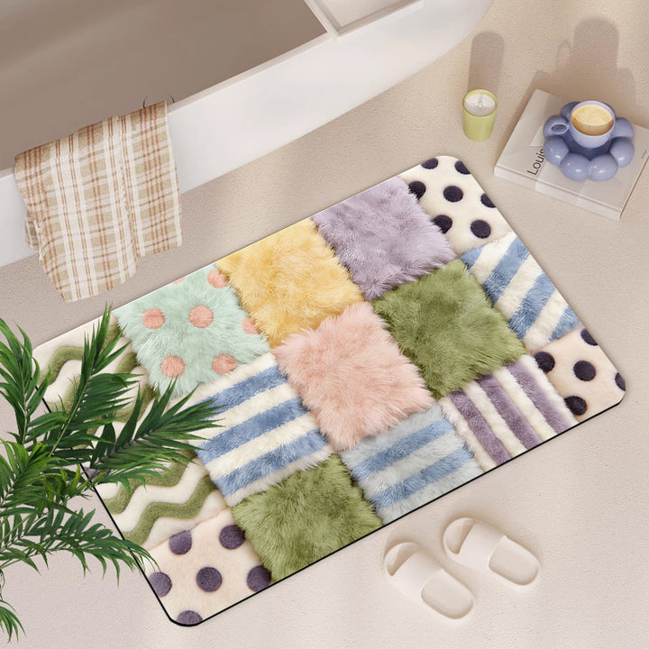 Plush Textured Area Mat
