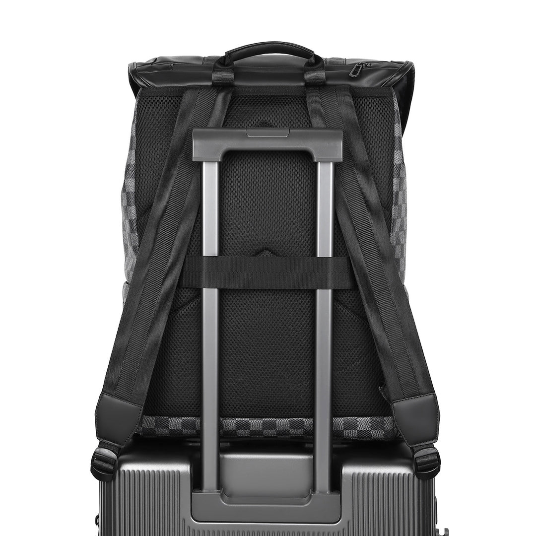 Modern Checkerboard Pattern Backpack