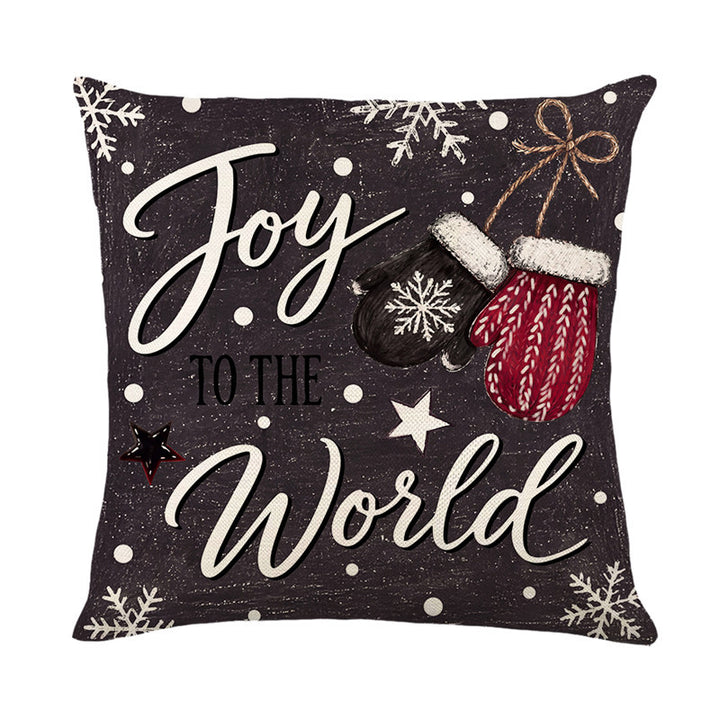 Rustic Christmas Sleigh Decorative Throw Pillow