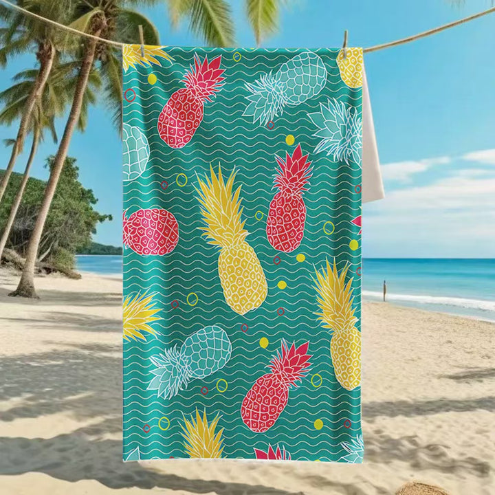 Women's beach towel with creative golf theme Stornfield