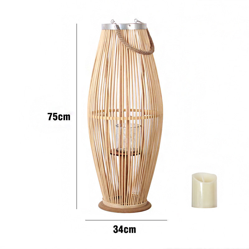 Elegant Rattan Lantern Stornfield