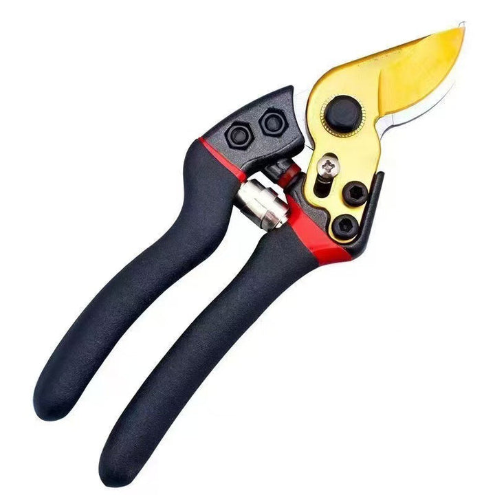 Ergonomic curved bypass pruning shears with non-slip foam grips Stornfield