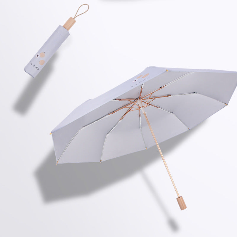 Women's Foldable Travel Umbrella with UV Protection Stornfield