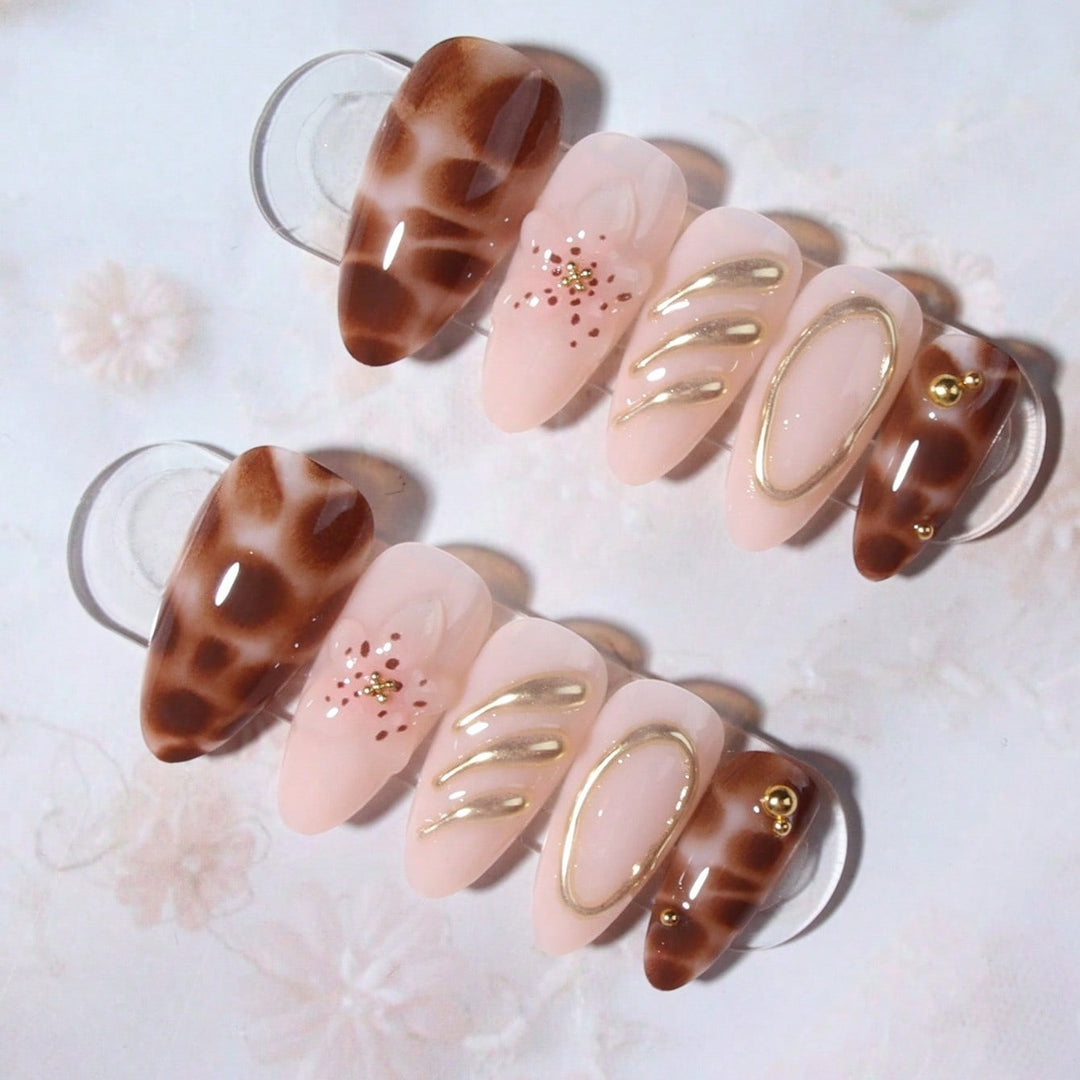 Exquisite 3D Floral Design Nail Set Stornfield