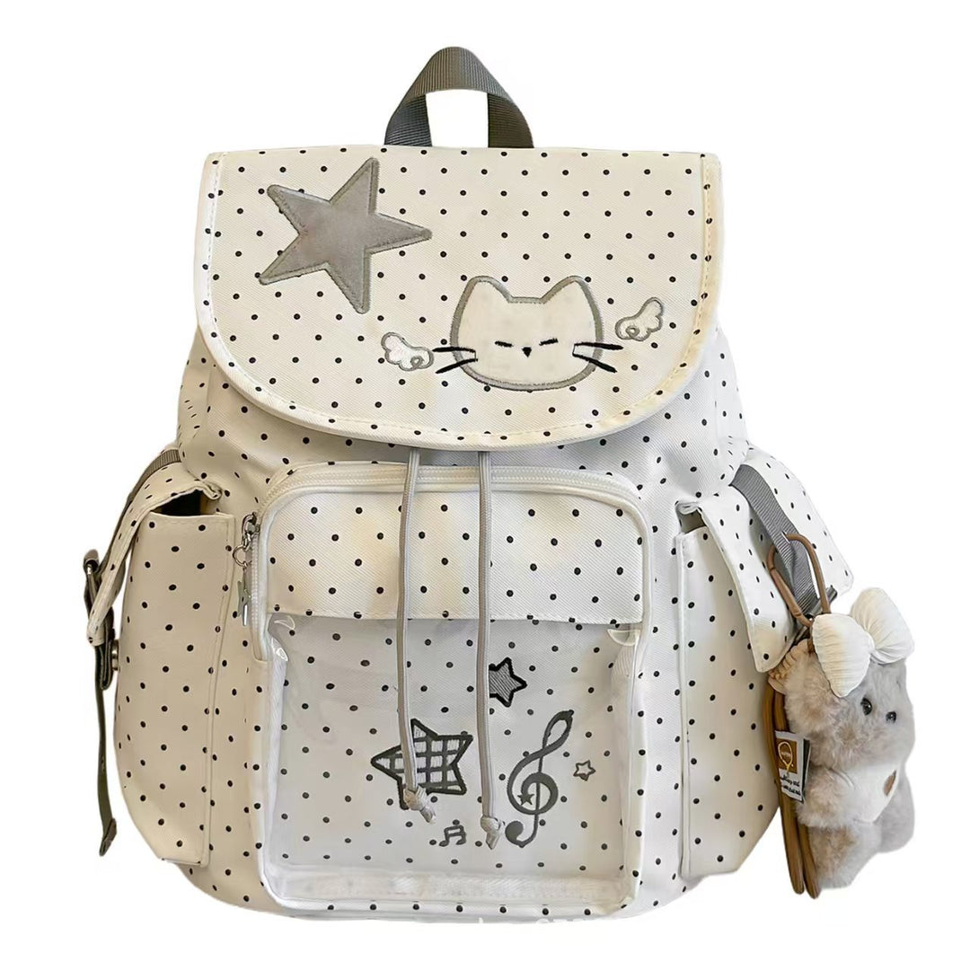 Backpack with Animal Motif and Practical Multifunctional Compartments Stornfield