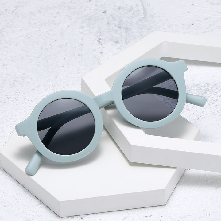 Women's stylish round sunglasses with modern plastic frame Stornfield