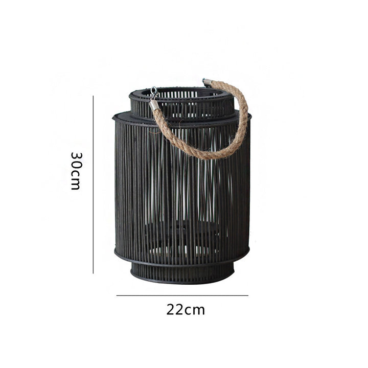 Decorative Rattan Lantern Stornfield