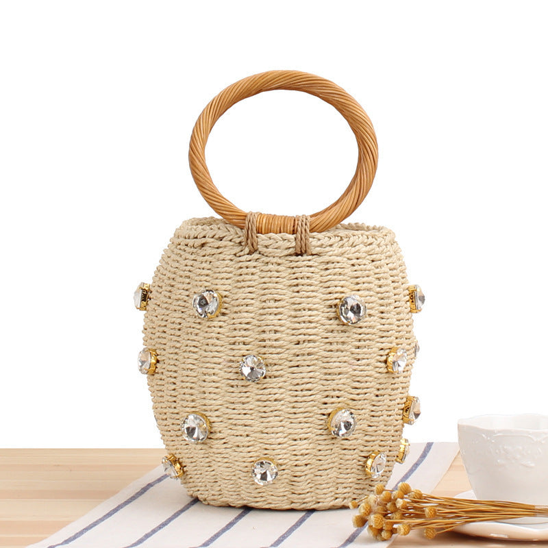 Handbag with crystal accents Stornfield