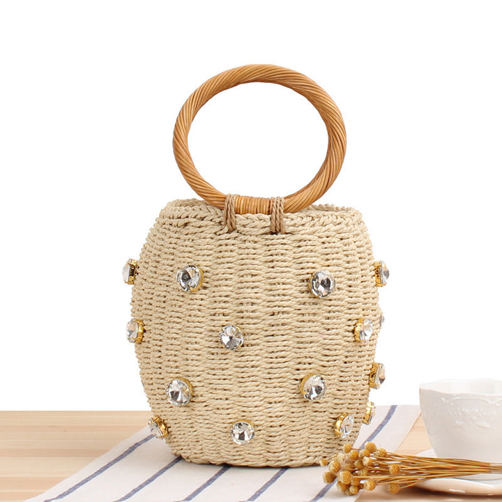 Handbag with crystal accents Stornfield