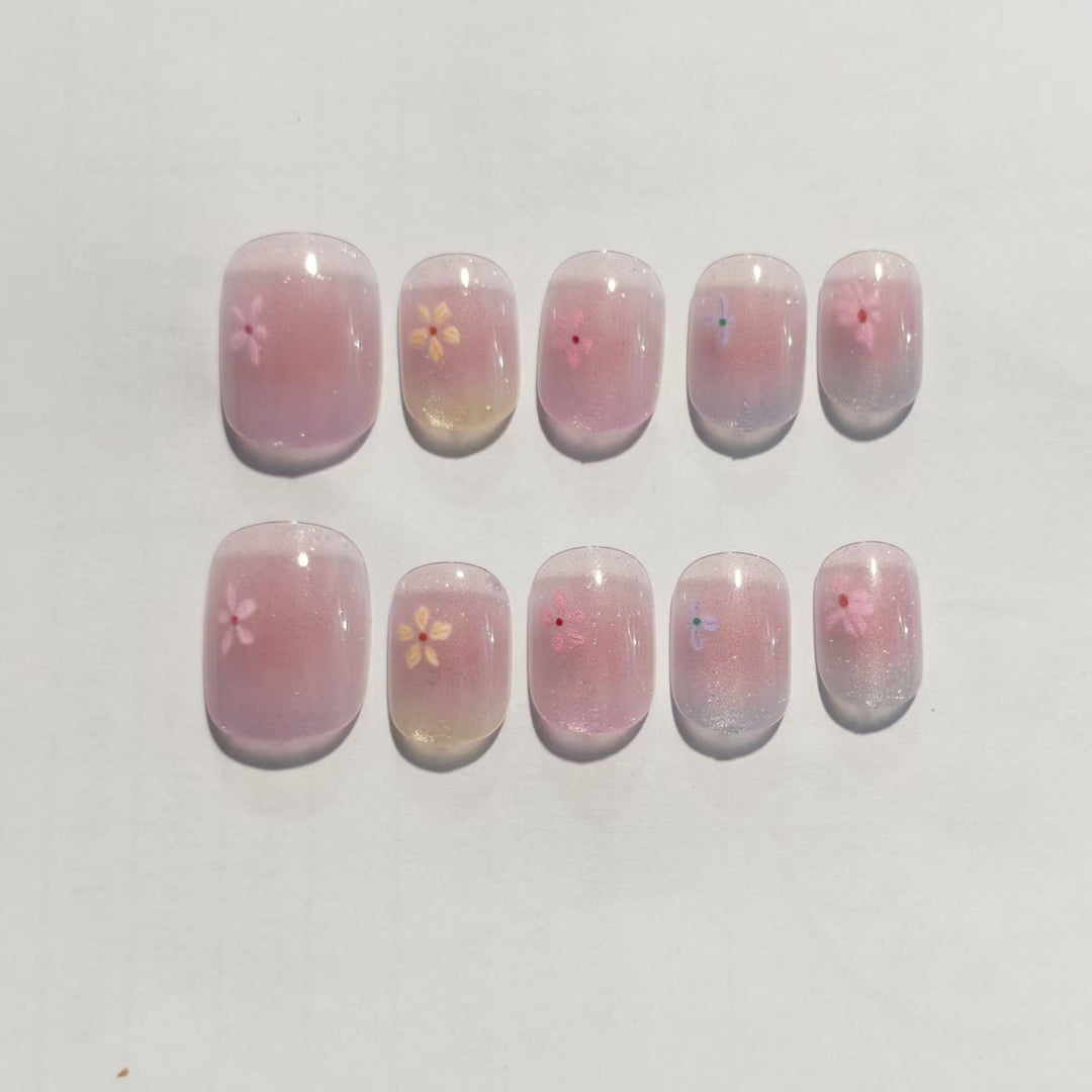 Floral-Themed Nail Art Set Stornfield