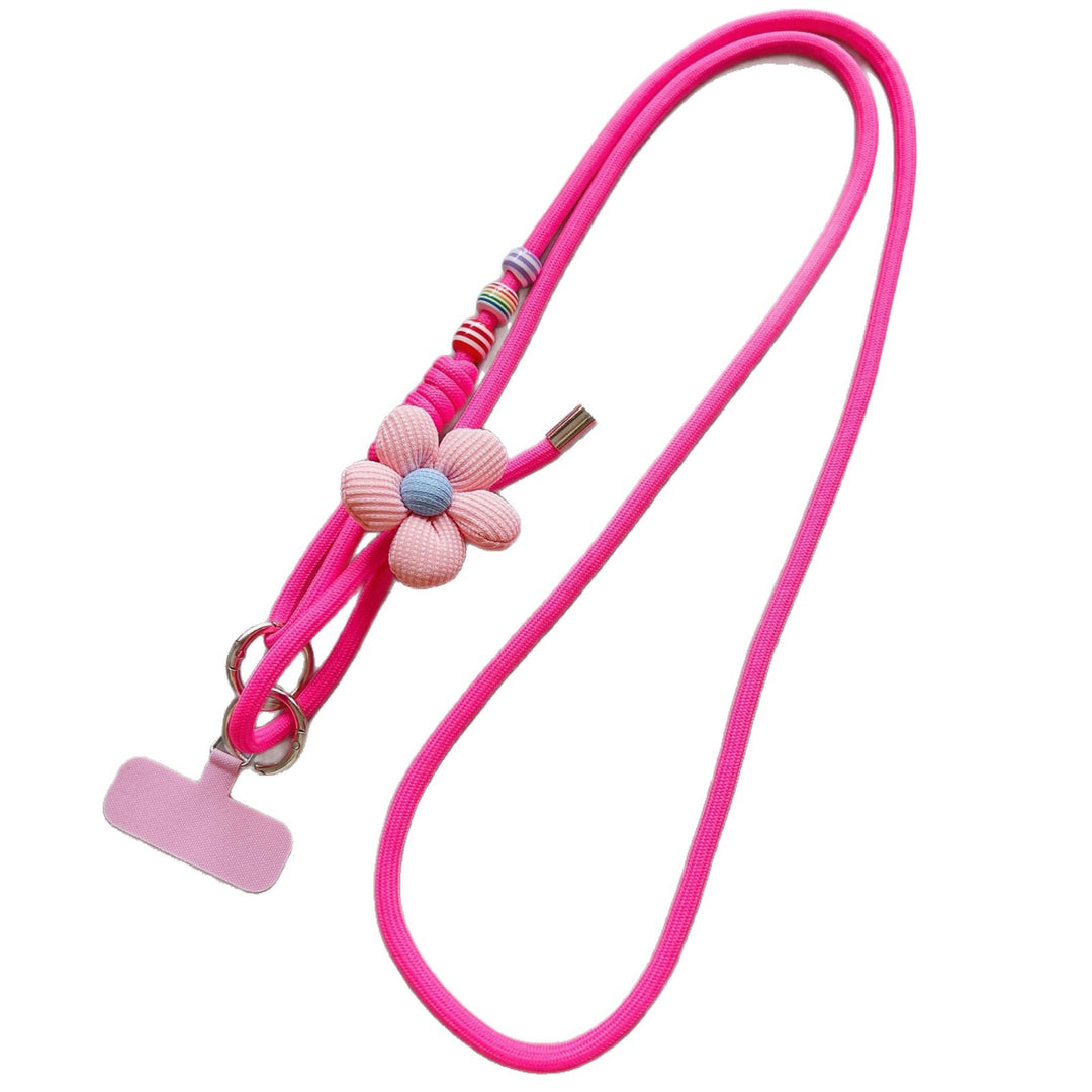 Decorative Flower Charm Phone Lanyard Stornfield