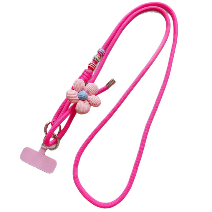 Decorative Flower Charm Phone Lanyard Stornfield