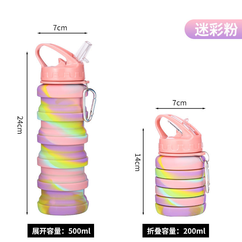Women Flexible Foldable Drinking Bottle Stornfield