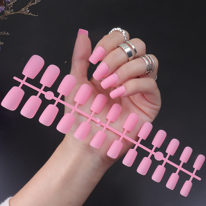 Matte Finish Press-On Nail Set Stornfield