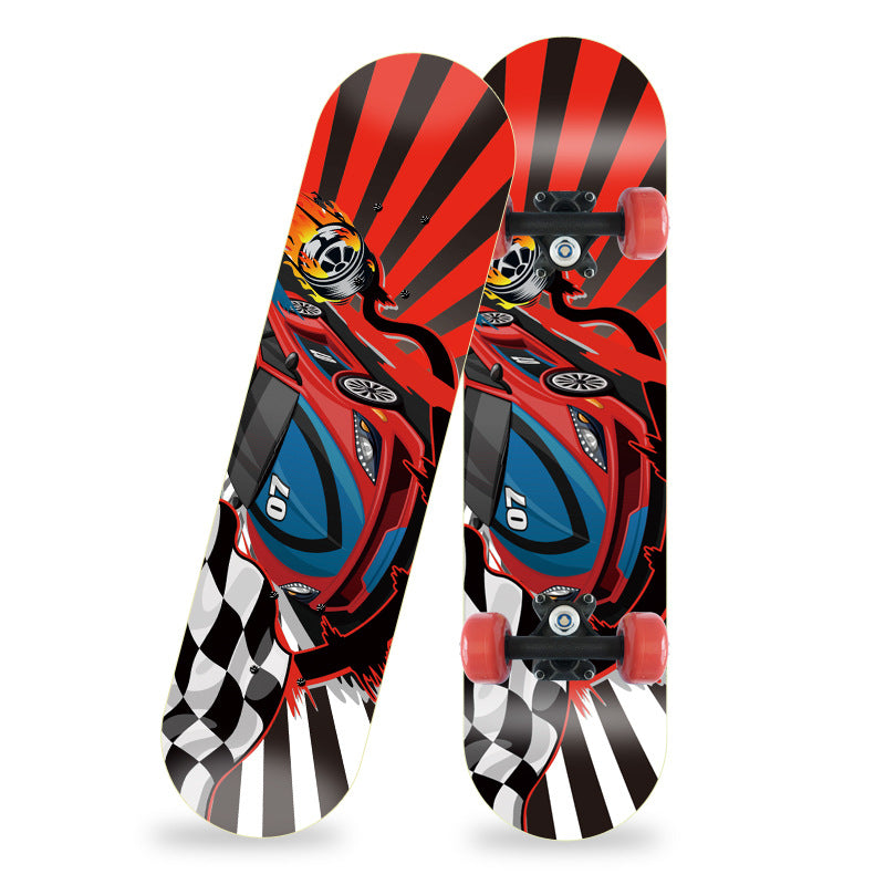 Cartoon-Inspired Mini Skateboard Stornfield