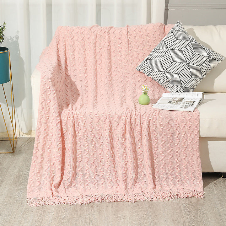 Home Decorative Woven Throw Blanket