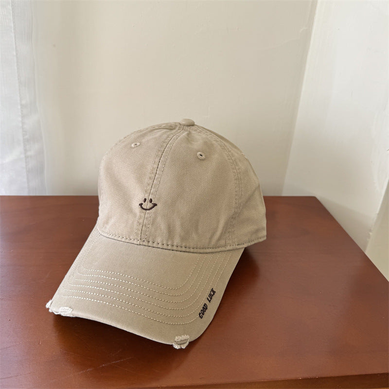 Women's Casual Smile-Embroidered Cap Stornfield