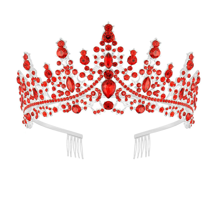 Ladies Rhinestone Tiara with Sparkling Gemstones Stornfield