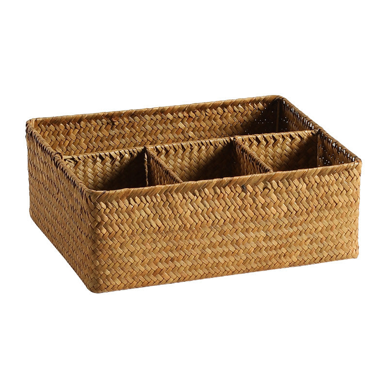 Unisex Versatile Storage Basket with Three Compartments Stornfield