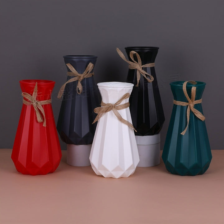 Textured Geometric Decorative Flower Vase Stornfeild