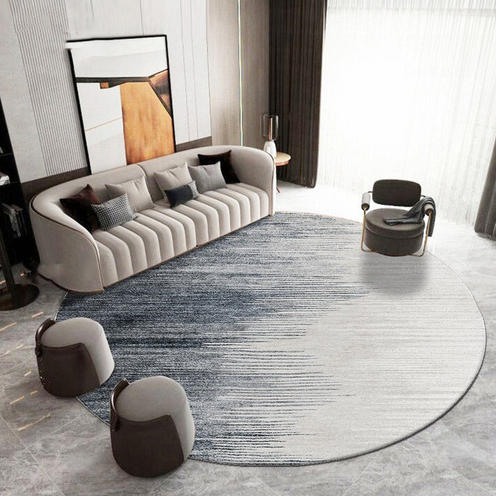 Round Geometric Pattern Area Rug Stornfield