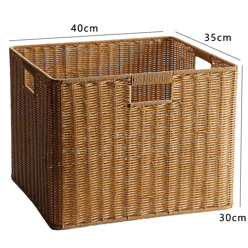 Unisex Spacious Storage Basket made of Woven Natural Material Stornfield