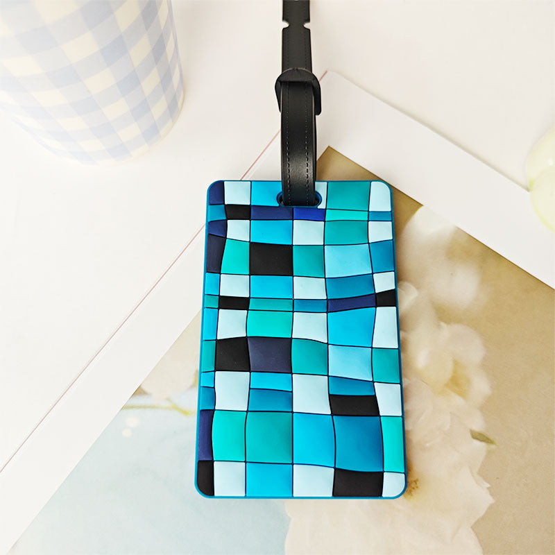 Unisex Abstract Mosaic Pattern Luggage Tag Stornfield
