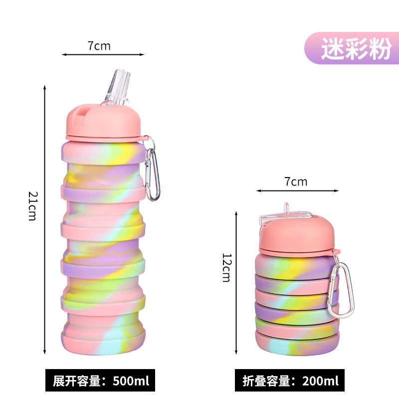 Women collapsible silicone water bottle Stornfield