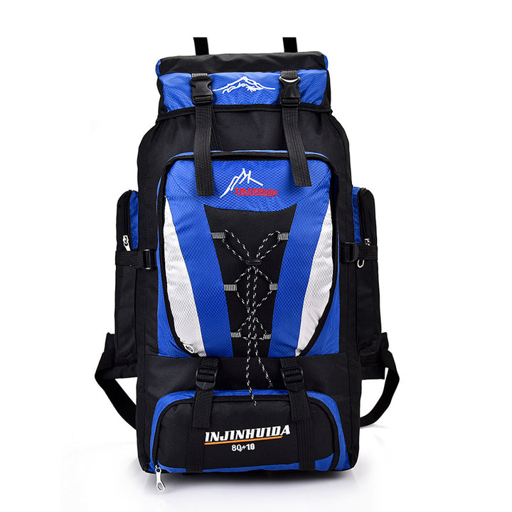 Unisex large trekking backpack with volume expansion and ergonomic carrying system Stornfield