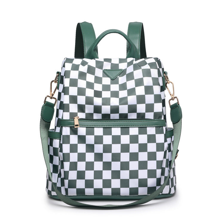 Stylish Checkered Backpack Stornfield