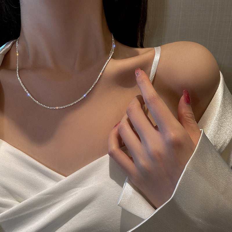 Dainty Textured Chain Necklace Stornfield