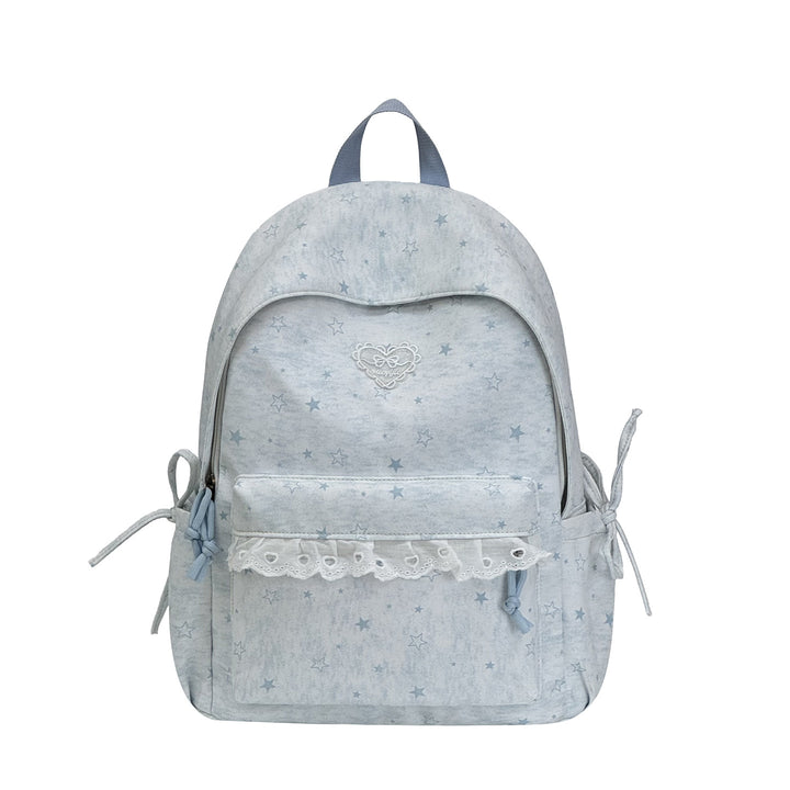 Cute Decorative Star-Embellished Backpack Stornfield