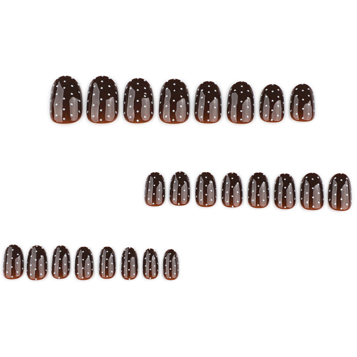 Elegant and modern nail art with polka dots Stornfield