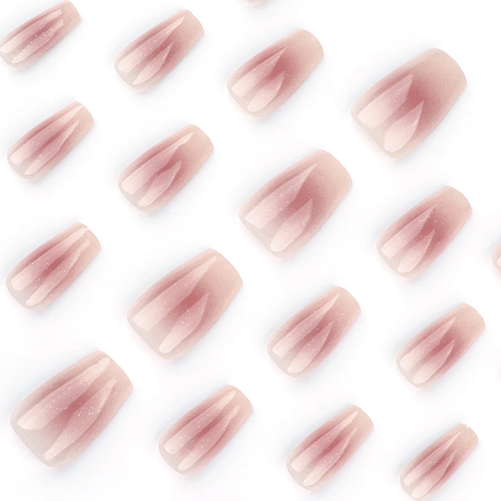 Artistic Nail Extensions with Glitter Accents Stornfield