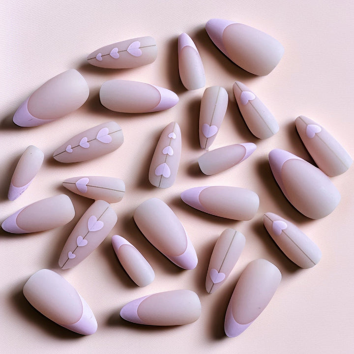 Heart-Inspired Elegant Nail Art Stornfield