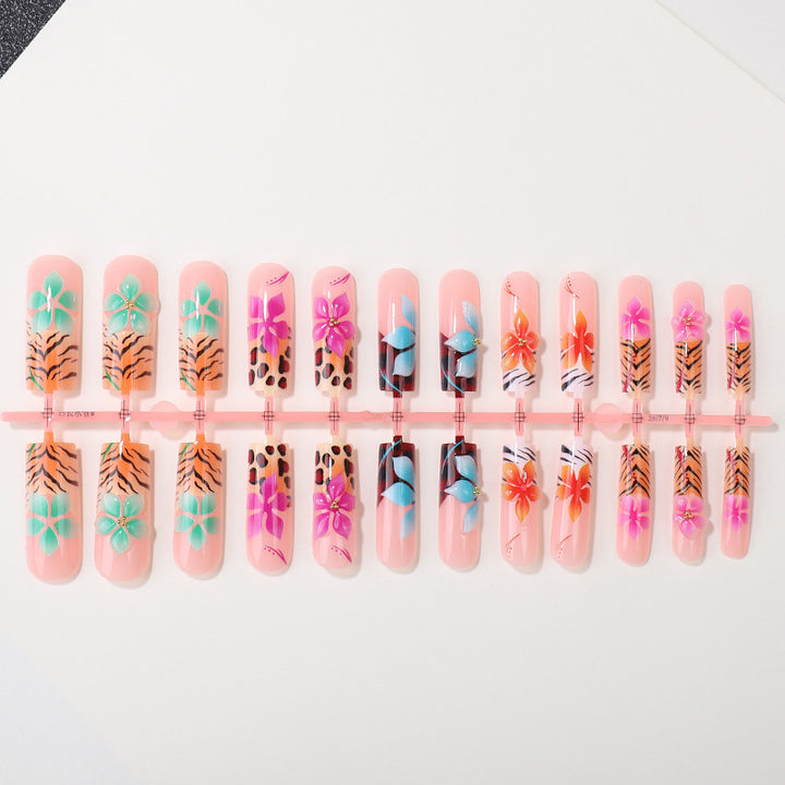 Floral Art Press-On Nail Tips Stornfield