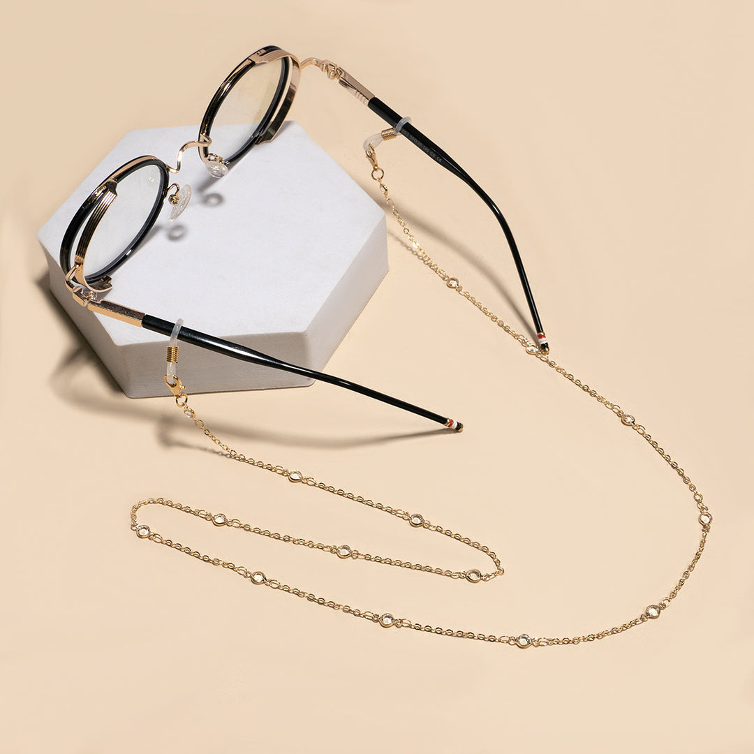 Crystal-Embellished Eyewear Chain Stornfield