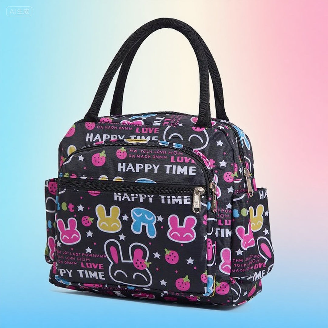 Cat Print Insulated Lunch Bag Stornfield