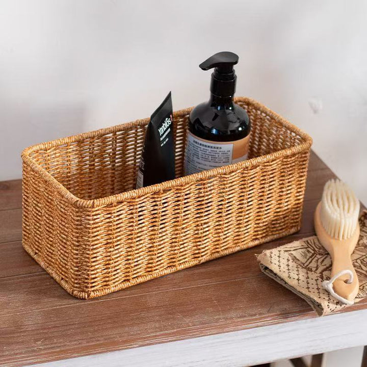 Rectangular Handwoven Storage Basket Stornfield