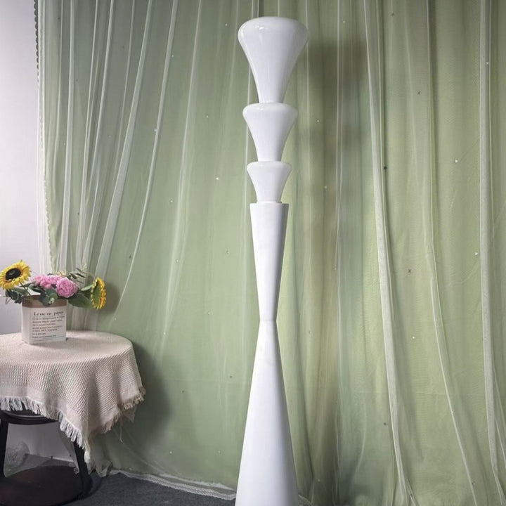 Modern Sculptural Floor Lamp with Cone Design
