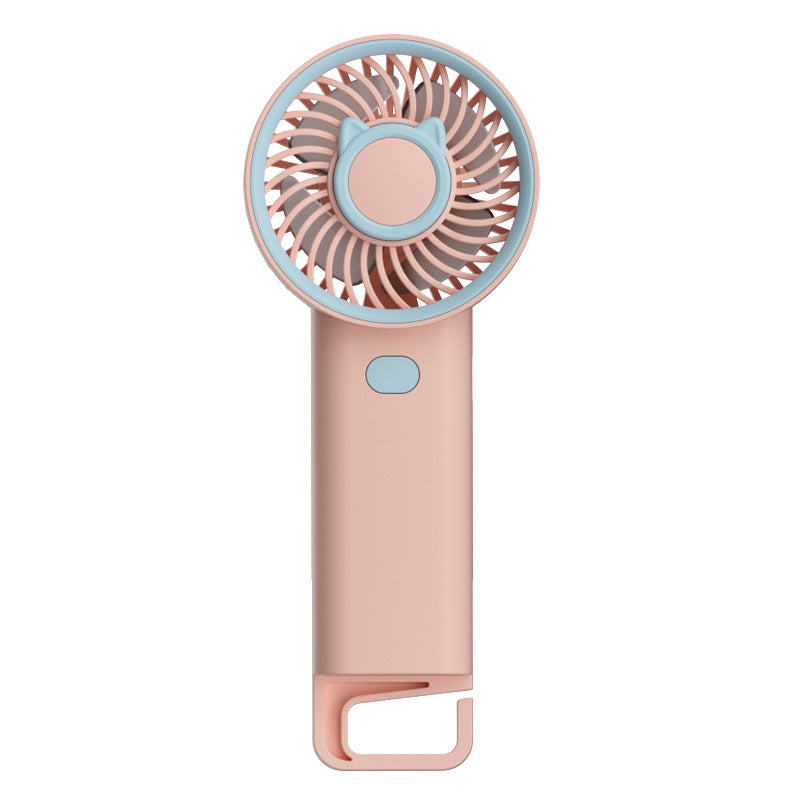 Ladies Portable Hand Fan with Cute Cat Design Stornfield