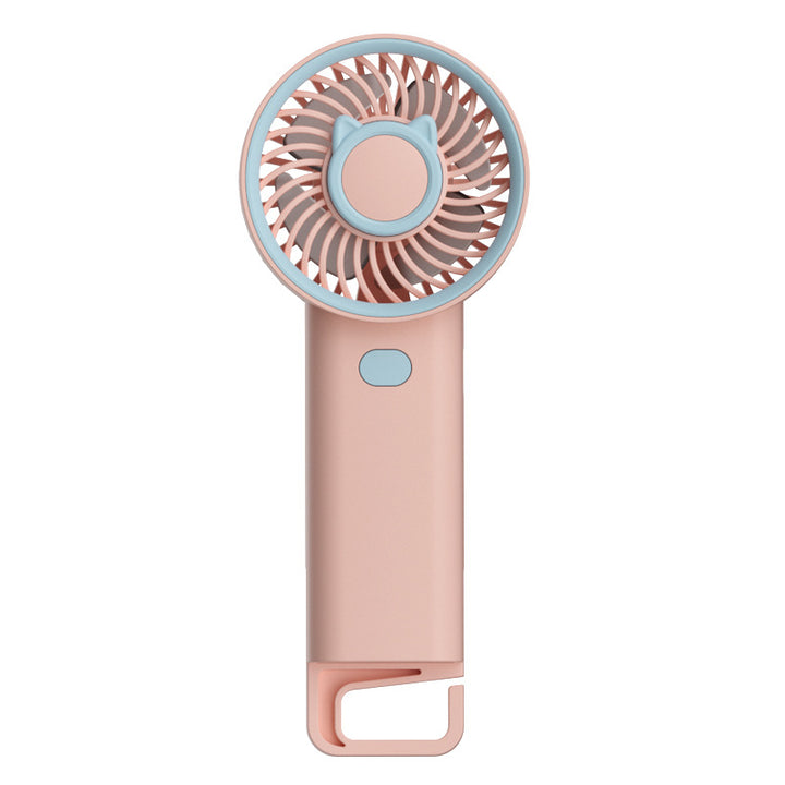 Ladies portable hand fan with cat design Stornfield